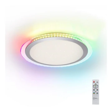 Plafonieră LED RGB dimabilă CYBA LED/26W/230V Leuchten Direkt 15411-21