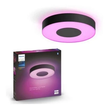 Plafonieră LED RGB dimabilă Hue INFUSE LED/33,5W/230V 2200-6500K d. 381 mm neagră Philips + telecomandă