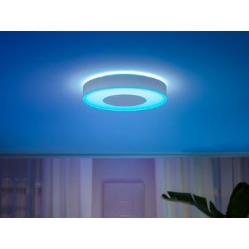 Plafonieră LED RGB dimabilă Hue INFUSE LED/52,5W/230V 2000-6500K d. 425 mm albă Philips