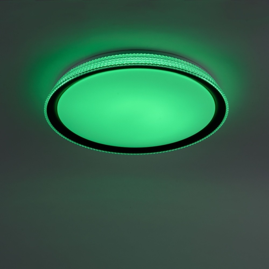 Plafonieră LED RGB dimabilă KARI LED/37W/230V Tuya 2700-5000K Leuchten Direkt 14339-21 + telecomandă