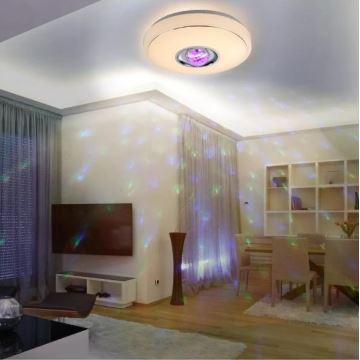Plafonieră LED RGB dimabilă MAGIC DISCO LED/18W/230V + telecomandă