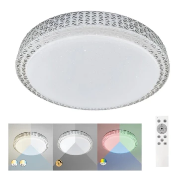 Plafonieră LED RGB dimabilă Rabalux LED/40W/230V + telecomandă