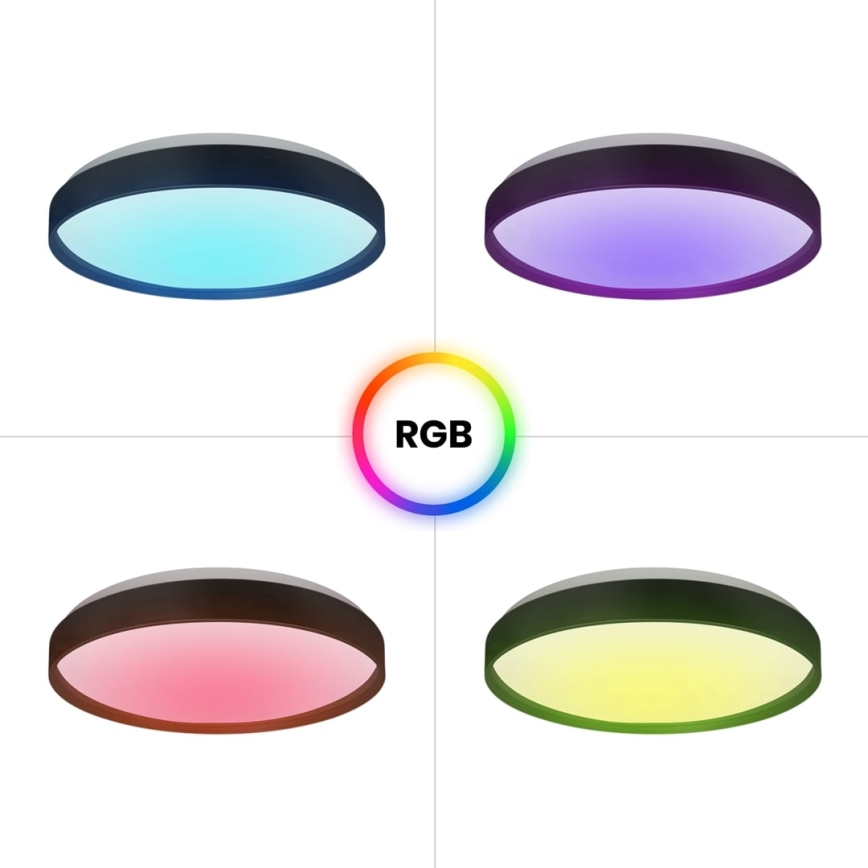 Plafonieră LED RGB dimabilă RINGO LED/36W/230V + telecomandă