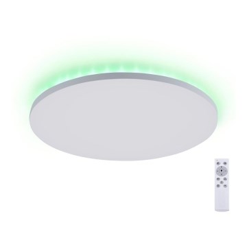 Plafonieră LED RGBW dimabilă GUSTAV LED/20,3W/230V + LED/1,8W 2700-5000K Leuchten Direkt + telecomandă