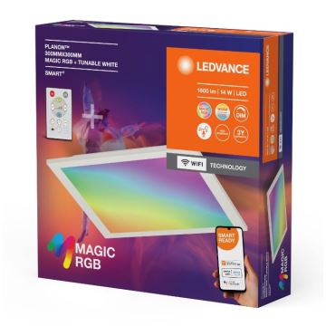 Plafonieră LED RGBW dimabilă Ledvance SMART+ MAGIC LED/14W/230V 2700-6500K Wi-Fi + telecomandă