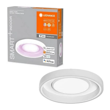 Plafonieră LED RGBW dimabilă SMART+ CLARIA LED/32W/230V 2700-6500K Wi-Fi Ledvance