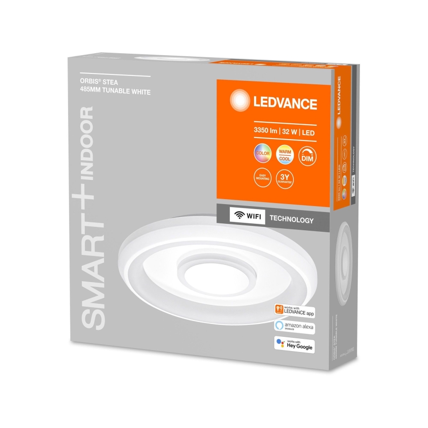 Plafonieră LED RGBW dimabilă SMART+ ORBIS LED/32W/230V 2700-6500K Wi-Fi Ledvance