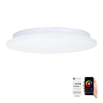 Plafonieră LED RGBW pentru baie Aigostar LED/18W/230V 3000-6500K IP44 + telecomandă