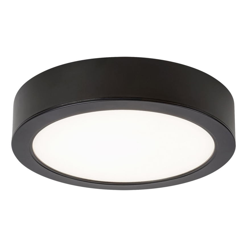 Plafonieră LED SHAUN LED/24W/230V 3000K d. 22 cm negru