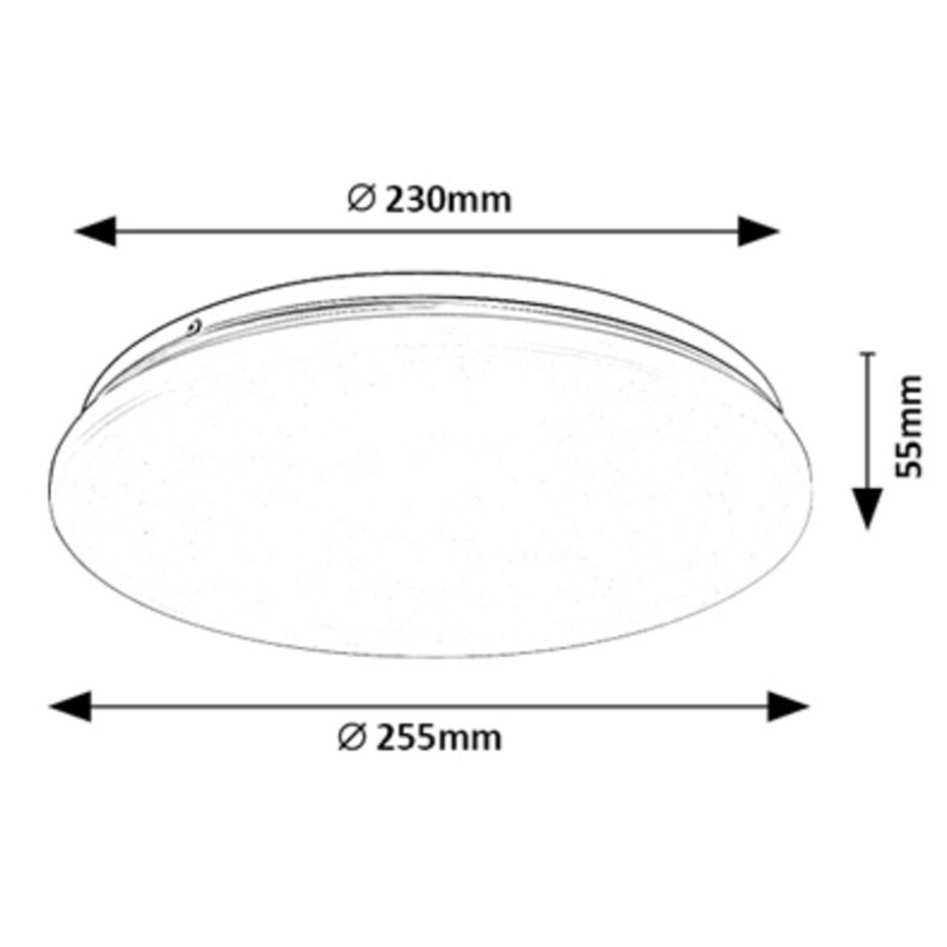 Plafonieră LED/12W/230V 3000K 25 cm Rabalux