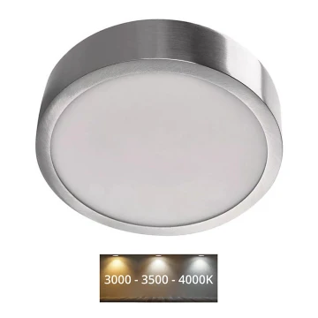Plafonieră NEXXO LED/12,5W/230V 3000/3500/4000K d. 17 cm crom