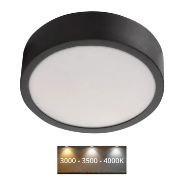 Plafonieră NEXXO LED/12,5W/230V 3000/3500/4000K d. 17 cm negru