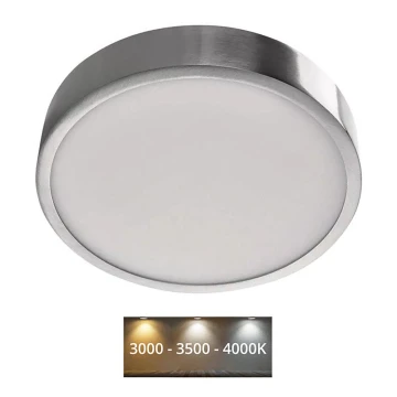 Plafonieră NEXXO LED/21W/230V 3000/3500/4000K d. 22,5 cm crom