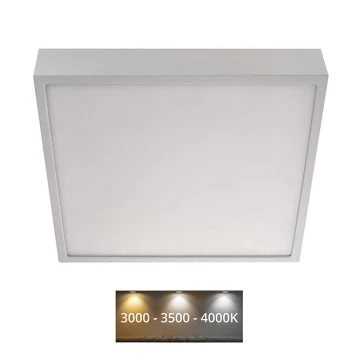 Plafonieră NEXXO LED/28,5W/230V 3000/3500/4000K 30x30 cm albă