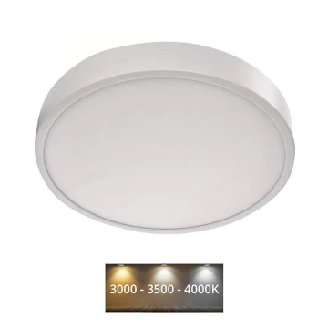 Plafonieră NEXXO LED/28,5W/230V 3000/3500/4000K d. 30 cm alb