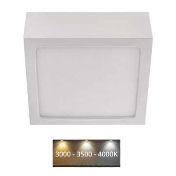 Plafonieră NEXXO LED/7,6W/230V 3000/3500/4000K 12x12 cm alb