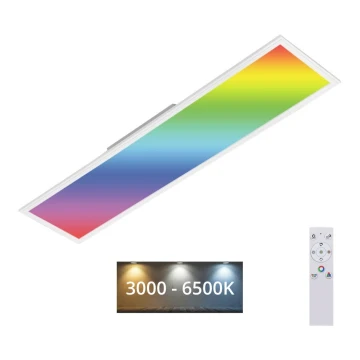 Plafonieră RGBW dimabilă SLIM LED/40W/230V 3000-6500K Brilo + telecomandă