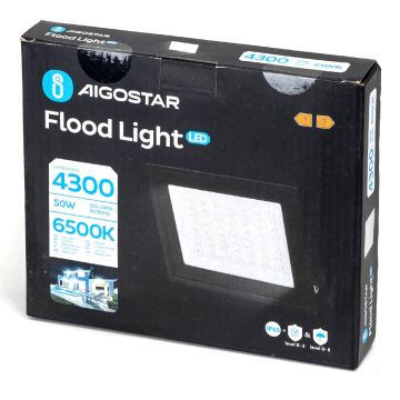 Proiector Aigostar LED/50W/230V 6500K IP65