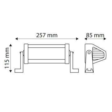 Proiector LED auto tip bară EPISTAR LED/36W/10-30V IP67 6000K