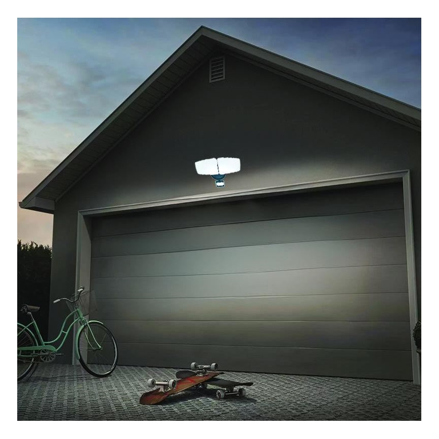 Proiector LED de exterior cu senzor LED/24W/230V 3000/4000/6000K IP54 antracit