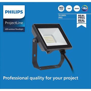 Proiector LED de exterior PROJECTLINE LED/10W/230V IP65 3000K Philips