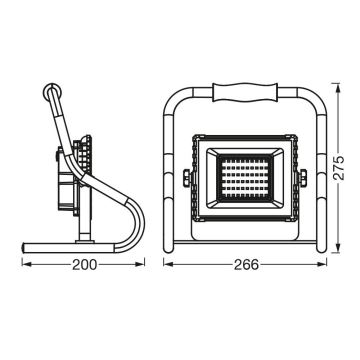 Proiector LED R-STAND LED/20W/5V IP44 Ledvance