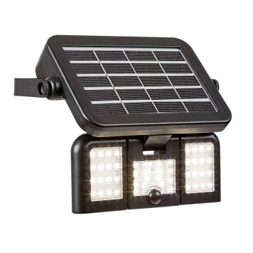 Proiector LED solar cu senzor LED/9,6W/3,7V IP44 Rabalux