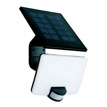 Proiector LED solar de exterior cu senzor LED/10W/3,7V 4000K IP54