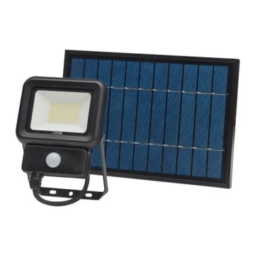 Proiector LED solar de exterior cu senzor LED/20W/3,7V 6500K IP65