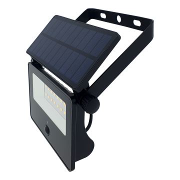 Proiector LED solar de exterior cu senzor LED/2W/3,7V 4200K IP44