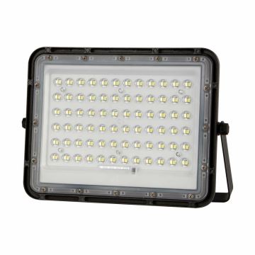 Proiector LED solar dimabil de exterior LED/15W/3,2V IP65 4000K negru + telecomandă