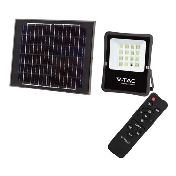 Proiector LED solar de exterior LED/16W/3,2V 6400K IP65 + telecomandă