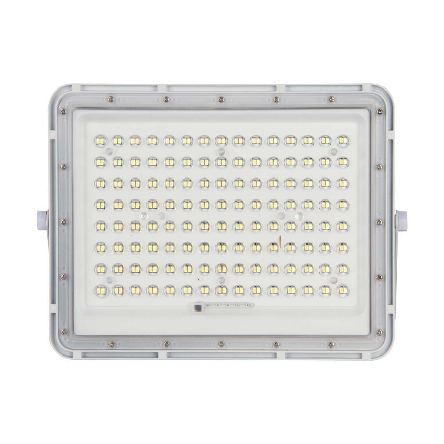 Proiector LED solar de exterior LED/20W/3,2V 6400K alb IP65 + telecomandă