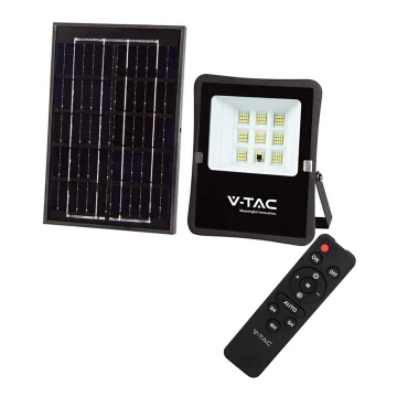 Proiector LED solar de exterior LED/6W/3,2V 6400K IP65 + telecomandă