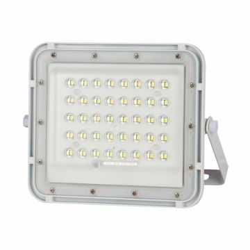 Proiector LED solar dimabil de exterior LED/6W/3,2V IP65 6400K alb + telecomandă