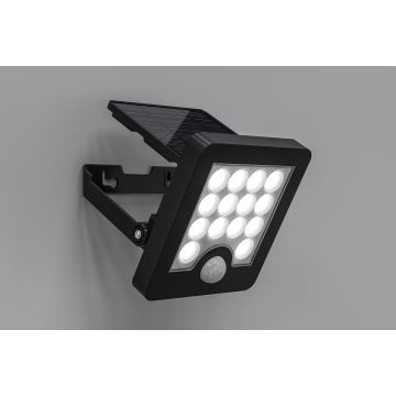 Proiector LED solar de exterior cu senzor Top Light HELEON S LED/5W/3,7V IP65 4000K