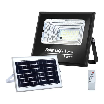 Proiector LED solar dimabil LED/25W/3,2V IP67 Aigostar + telecomandă