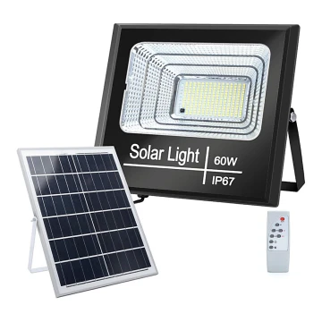 Proiector LED solar dimabil LED/60W/3,2V IP67 Aigostar + telecomandă