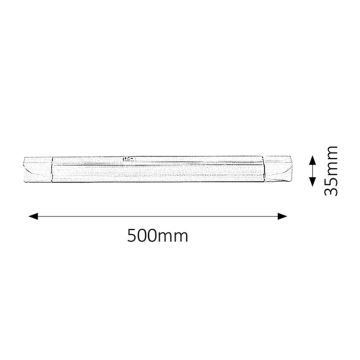 Rabalux - Corp iluminat bucatarie G13/15W/230V