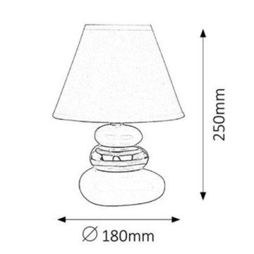 Rabalux - Lampa de masa SALEM E14/40W/230V