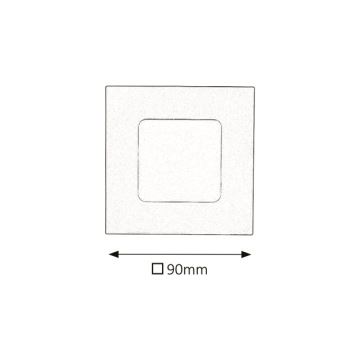 Rabalux - Lampă încastrată baie LED LED/3W/230V IP44 4000K