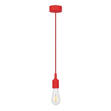 Rabalux - Lampa suspendata E27/40W rosu