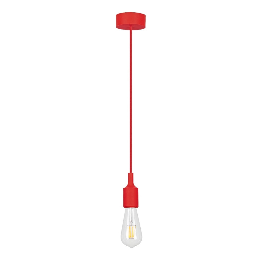 Rabalux - Lampa suspendata E27/40W rosu