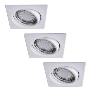 Rabalux - SET 3x Corp de iluminat tavan fals LITE 3xGU10-LED/3W/230V