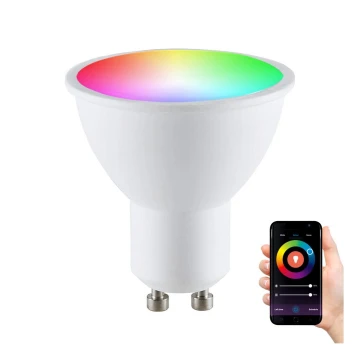 RGB LED Bec dimmabil G45 GU10/5,5W/230V 3000-6500K Wi-fi Tuya