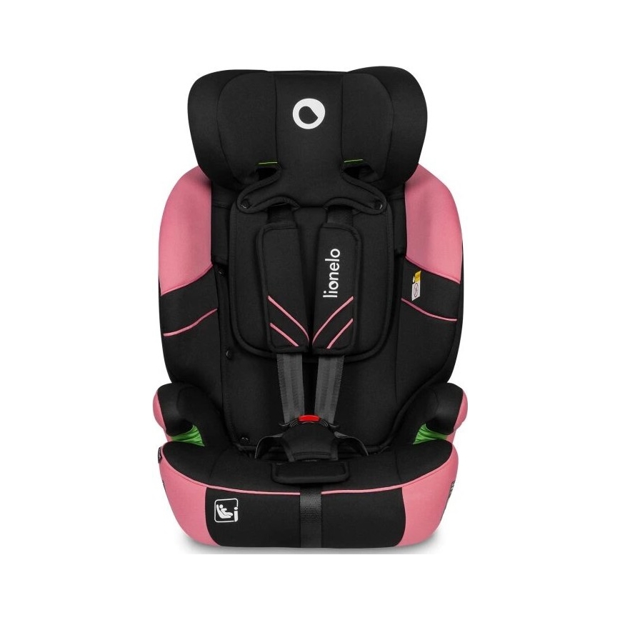 Scaun auto Lionelo LEVI ONE i-Size 76-150 cm negru/roz