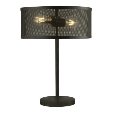 Searchlight - Lampă de masă FISHNET 2xE27/60W/230V negru
