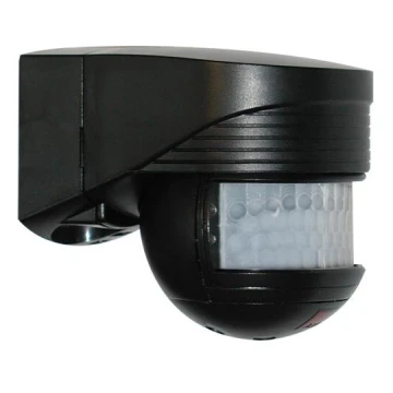 Senzor de mișcare de exterior LC-CLICK 140° IP44 negru