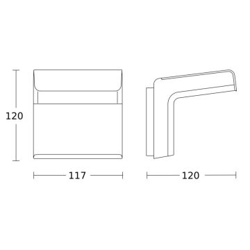 Senzor de mișcare iHF 3D KNX IP54 alb Steinel 059644