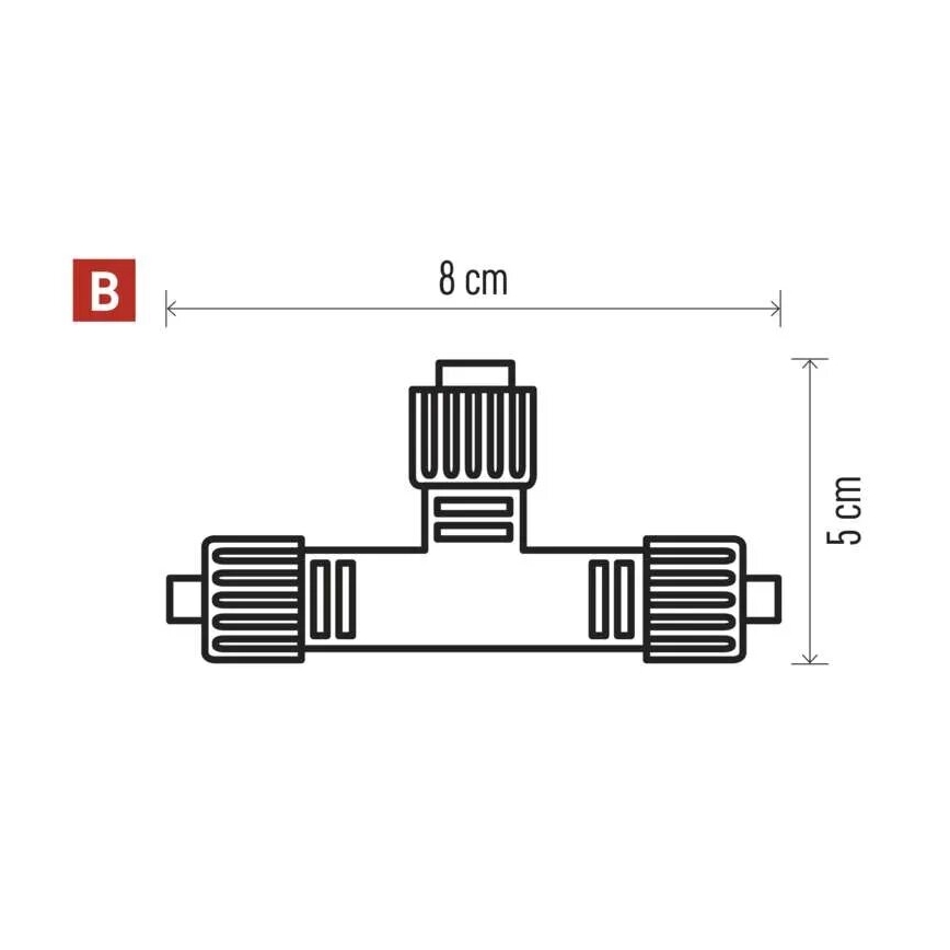 Separator de exterior pentru conectarea lanțurilor IP44